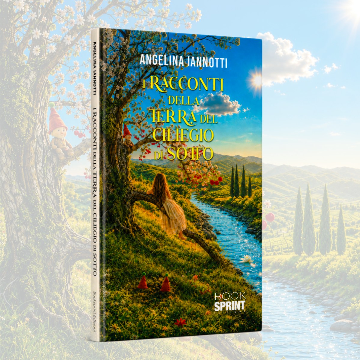 Copertina del libro I racconti della terra del ciliegio di sotto di Angelina Iannotti